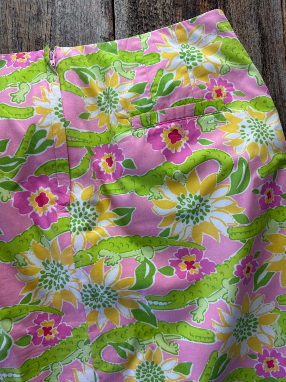 Lilly Pulitzer Croc Monsieur Skirt Size 10 - Picture 7 of 11